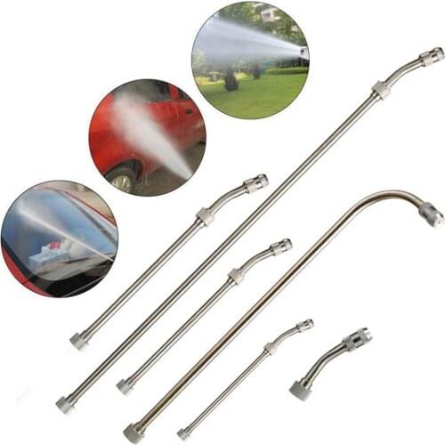90 Degrees Curved Wash Hose Rod High Pressure Sturdy Watering Spray Wash Sprinkler Rod Car Irrigation