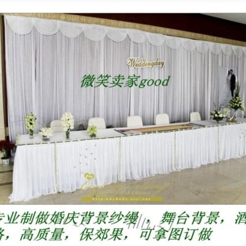 2017 wedding backdrops,wedding stage drape decoration mariage,pure white wedding backdrop white curtain for wedding