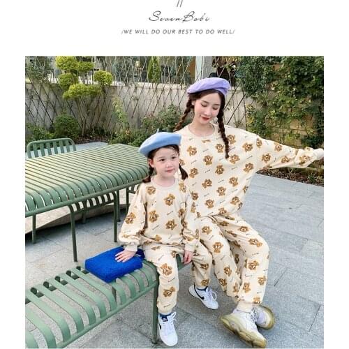 Two-piece long-sleeved sweater Autumn Family Matching Clothes Princess Dress Mommy and Me Parent-child Outfit Mom and Daughter