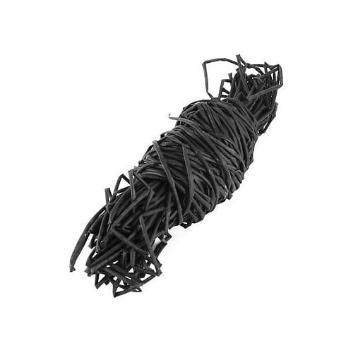 50 Meter 2mm Dia Ratio 2:1 Heat Shrinkable Shrinking Tube Black