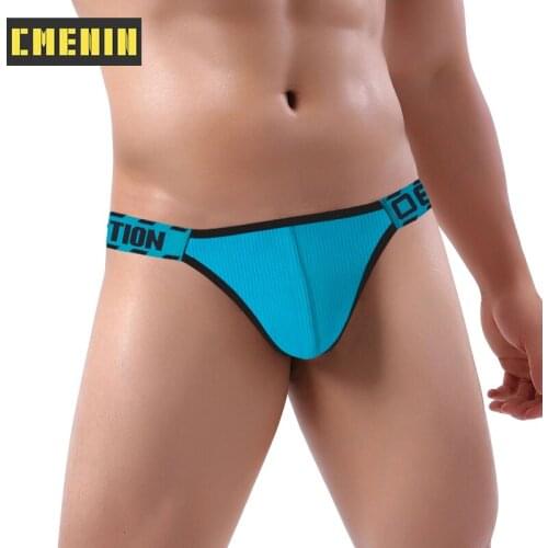 Popular Cotton Underpants Gay Men Sexy Mans Underwear Thong Men Jockstrap Comfortable Mens Thongs And G strings Cueca BS3109