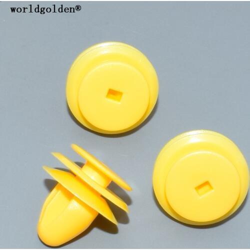 Worldgolden 100pcs plastic fasteners Door Trim Panel Retaining Clip for Hyundai#82315-38000