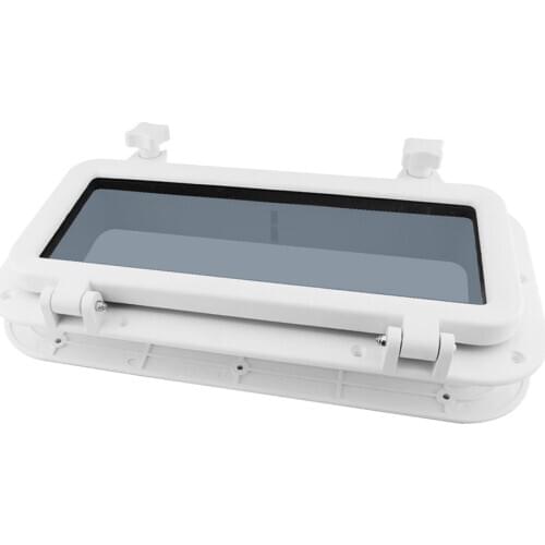 1xRectangular Porthole Window Port Hole Glass UV Marine Boat Yacht
