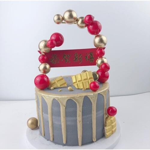 18pc Ball Cake Topper Creative Cupcake Insert Card Flags For Bab Cake Decoration