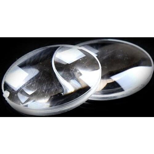 2PCS Dia 25mm BiConvex Ultra Clear Lens For Google Cardboard Virtual Reality 3D VR Glasses