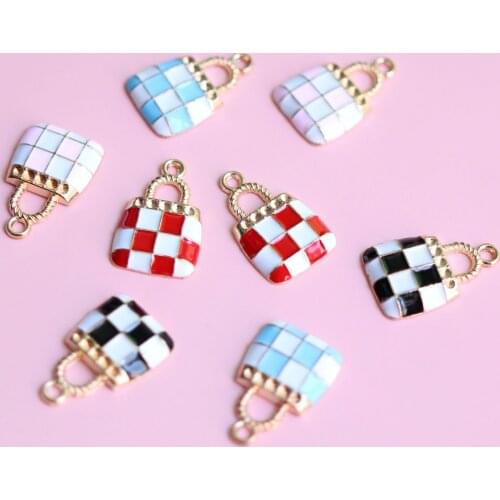 20Pcs Enamel Stitching Color Pack Charm For Jewelry Making Cute Earring Pendant Bracelet Necklace Charms Diy Jewelry Accessories