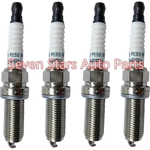 4PCS Auto Parts Irdium Spark Plugs For Mazda OEM PE5S-18-110 ZC20HPR11 PE5S18110