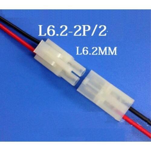 5Pairs Male and Female 2 Pin 20AWG L6.2-2P Tamiya 30cm Wire Connectors new