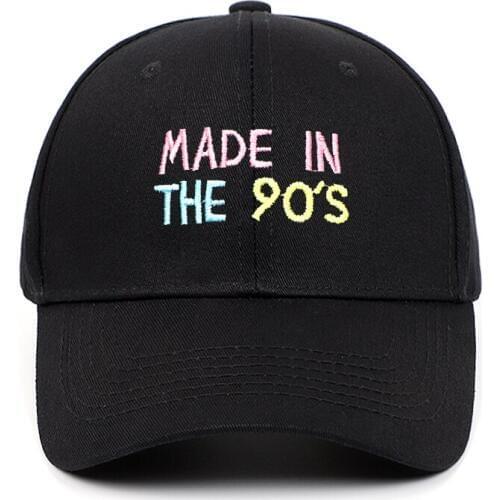 MADE IN THE 90S Baseball Cap Hip Hop Embroidery Cotton The Rapper Dad Hat Outdoor Streetwear Snapback Men Hat Male Sports Cap