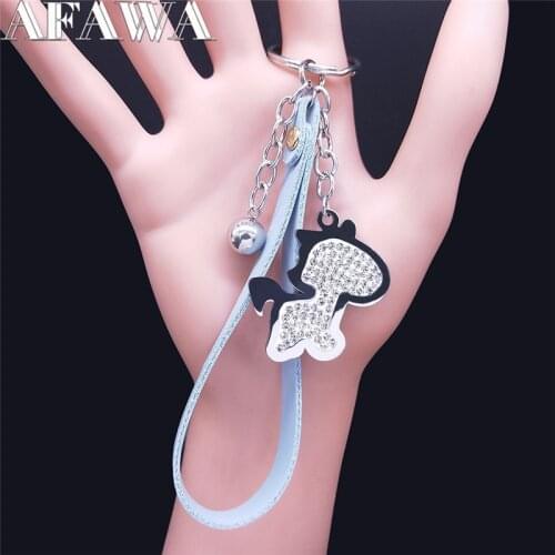 2021 Cut Unicorn Stainless Steel Crystal Chain for Pants for Women Kid Key Accessories Jewelry regalos para mujer N1S01