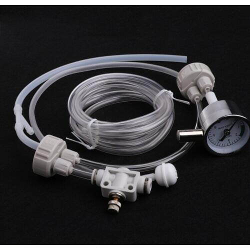 Aquarium DIY CO2 Generator System Kit With Pressure Guage Water Plants D201 Tool