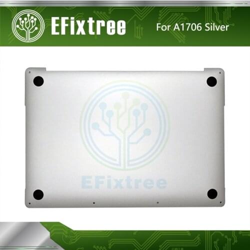 New Bottom Case Silver For Macbook Pro Retina 13" A1706 Lower Housing Space Gray 613-06940-A 2016 2017 Screw Set EMC 3071 3163