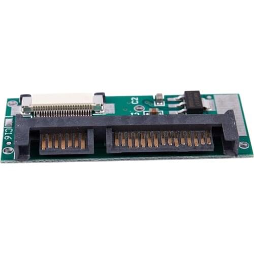 1.8" ZIF CE SSD HDD to 7+15 Pin SATA Adapter Converter w FFC Cable