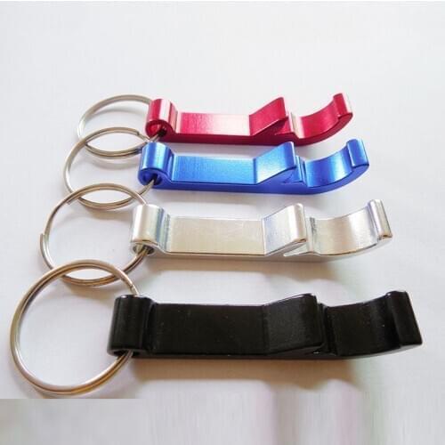 Manufacturer to supply a large number of small bean sprouts bottle opener key ring bottle opener creative bridge aluminum bottle