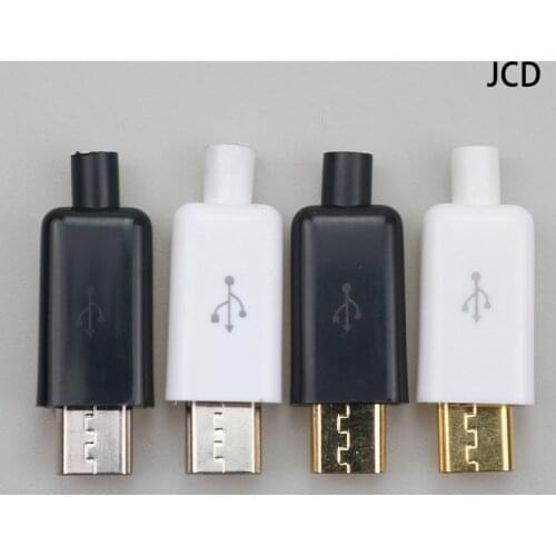 10pcs 5A USB Connector Type A Type-c Male USB 5 Pin gold-plated Plug Socket Connector Micro USB Connector Male female Plug