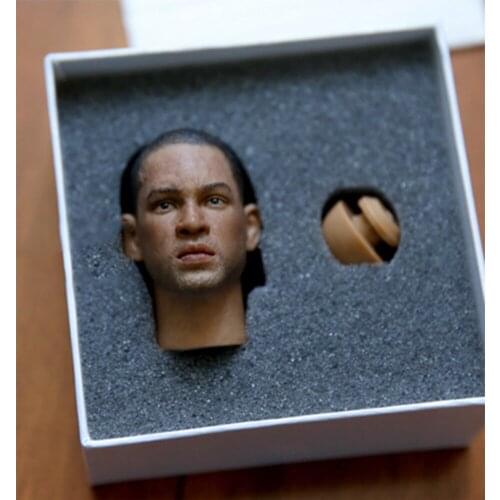 1/6 scale soldier Will Smith star head sculpture for 12 inch action figure body
