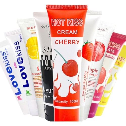 100mL Sex Lubricant for session Water-based Flavor Sex Lube Vaginal Anal Gel Oral Sex goods for adults 18