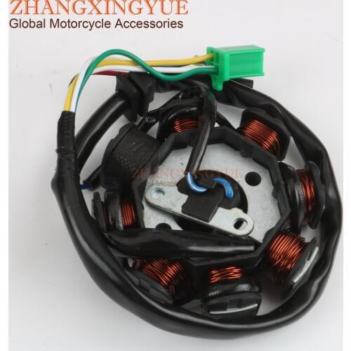 Scooter Ignition Stator 8 coils for MOTO ZETA Rally 125cc 150cc GY6 152QMI 157QMJ 4-stroke