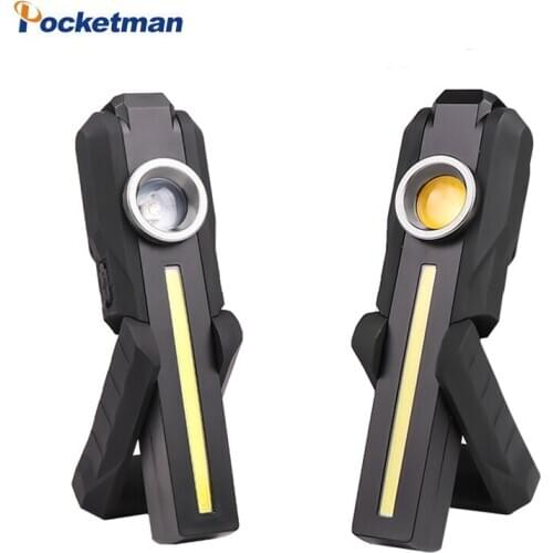 100W LED Work light USB Rechargeable 180 Degrees Adjustable Lanterns With Built-in Battery Spotlight Flashlight Emergency Light
