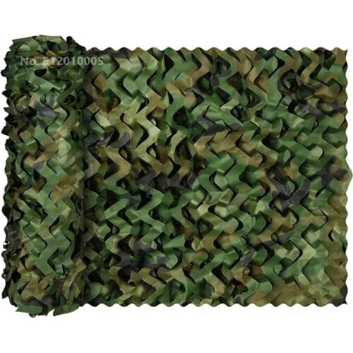 Military camouflage net, used to cover jungle hunting camping sunshade shooting outdoor CS woodland theme party decoration