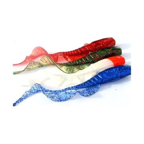 WLDSLURE Hot Sale 4pcs/lot Soft fishing lure 12cm/13g Large -tailed mermaid lures soft bait
