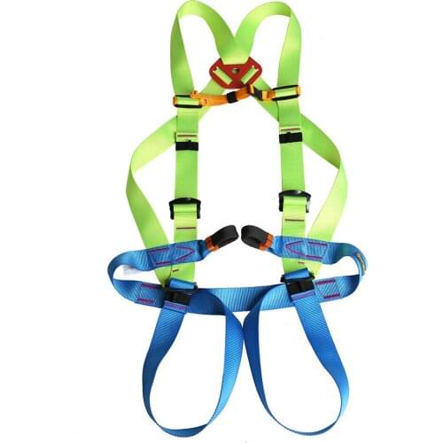 Fall Arrest Protection Full Body Rock Climbing Rappelling Safety Harness Equipment - 3 Colors