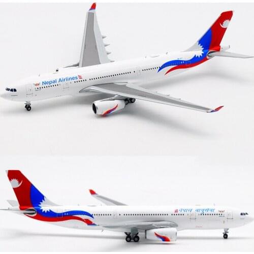 1:400 Scale Nepal Airways A330-200 Airlines Model with Base Alloy Aircraft For Collectible Souvenir Show Gift Toys