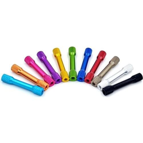 10pcs M3 25mm 30mm 35mm Double ends textured aluminum spacers column tubes Netted spacers for Quadcopter Multicopter FPV Drone