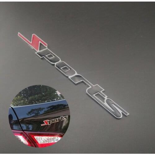 3D Sports Car Stickers Emblems Badge Decal Decor Decoration for Porsche Cayenne Macan Macan S Panamera Cayman Carrera Porsche911