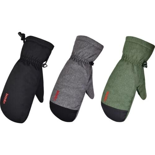 Anti-tearing Ski Gloves Winter Warm Snow Mittens for Female Shoveling Snow