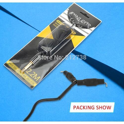 Free Shipping 1Pc 2.2m Tattoo Mini Clip Cord Power Supply Foot Pedal Switch for Tattoo Machine Tattoo Gun Motor Machine Gun