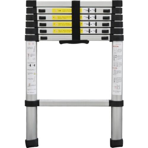 DLT-A Portable Safety Thick Aluminum Alloy Extension Ladder Single-sided Straight Ladder 2 Meters Household Seven Steps Ladder