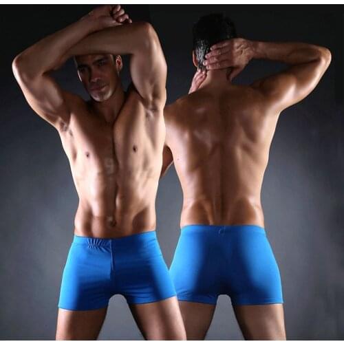 Hot Sales Waist Drawstring Men Swimwear 2021 Classic Pattern Plus Size XXX mens Swimsuits Big Large Man Swimsuits