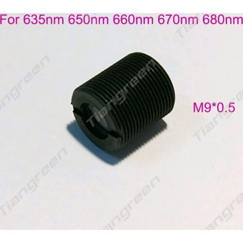 High Transmittance Laser Lens Red 635nm 650nm 660nm 670 nm 680 nm Three Layer Coated Collimator Glass M9*0.5