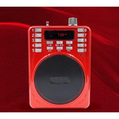 Dawupine S59 Megaphone Amplifier Loud Speaker Audio Amplifier Loudhailers Microphone FM Radio MP3 Player TF Card USB Disc Slot