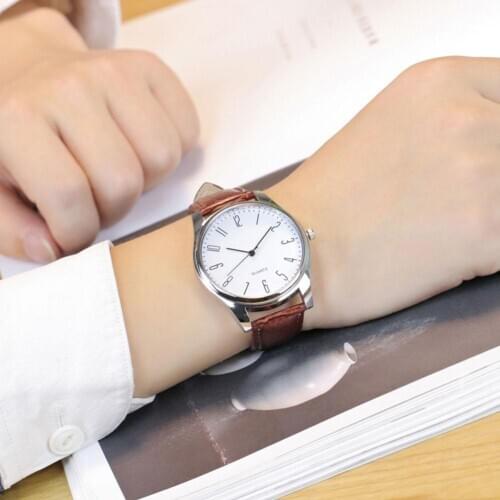 Mens Wrist Watches Quartz Analogue PU Leather Casual watch face Watch Fashion Digital Gift G8J7