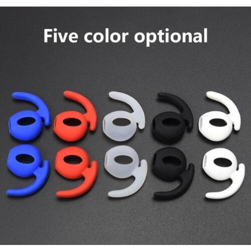 1 Pair Earbuds Cover In-Ear Tips Soft Silicone Skin Ear Hook Buds Replacement for Apple Airpods Wireless Bluetooth Headset