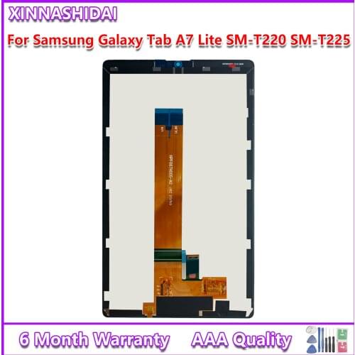 New 8.7 inch For Samsung Tab A7 Lite 2021 SM-T220 SM-T225 T220 T225 LCD Display Touch Screen Digitizer Assembly Replacement
