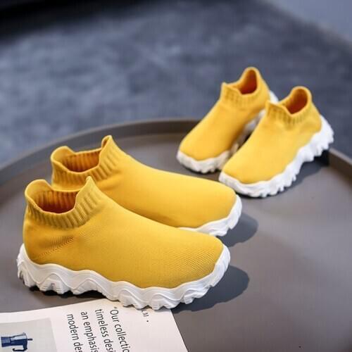 Autumn Children casual shoes 2020 adult sneakers child high elastic foot wrapping kids sock shoe baby girl boy light sport shoes