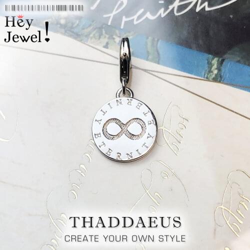 Charms Endless Symbol 925 Sterling Silver Pendants Forever Love Jewelry Making DIY Handmade Gift For Women