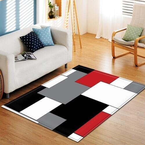 Nordic Living Room Carpet Kids Room Decoration Rug Home 3D Children Anti-Slip Large Carpet Hallway Floor Bedroom Bedside Mat