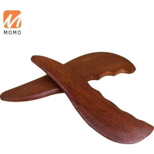 Rosewood Knife Type Scrapping Plate Incense Wooden Massager Foot Gua Sha Scraping Massage Tool