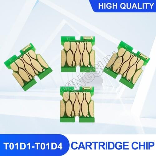 T01D1 T01D2 T01D3 T01D4 Compatible ink cartridge chip For Epson WorkForce Pro WF-C529RDTW WF-C579RDTW printer 4pcs