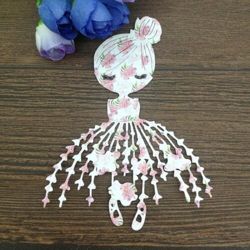 Dancing ballet girl doll Metal Cutting Dies for DIY Scrapbooking Album Paper Cards Decorative Crafts Embossing Die Cuts