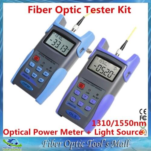 JoinWit Fiber Tester with Handheld Optical Power Meter and Optical Light Source 1310/1550nm