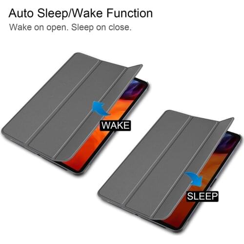 Ultra Slim PU Leather Case with Auto Sleep Wake UP for iPad Pro 12.9 Smart Cover 2021 5th Generation 12.9" Case