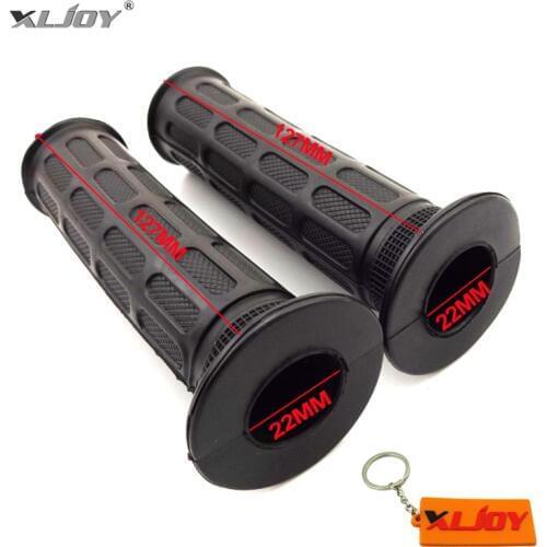 XLJOY 7/8'' 22mm ATV Quad Rubber Handgrips Handle Hand Grips For 50cc 110cc 125cc 150cc Quad Motorcycle Parts