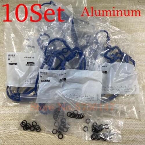 10Set Aluminum Valve Cover Gasket Rubber For Chevrolet Captiva Epica Excelle1.8L Regal Daewoo Lacetti Opel Antara Astra 90501944
