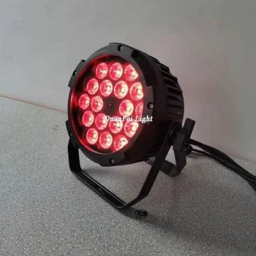 12pcs/lot 18x10w rgbw 4in1 led par cans outdoor led par rgbw ip65 flood wash par