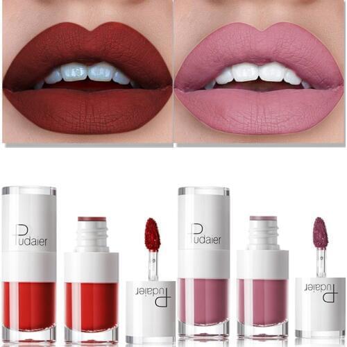 2019 Hot Liquid Matte Lipstick Waterproof Red Lip Makeup Tattoo Long Lasting Lip Tint Matte Plumper Lip Gloss Rouge maquiagem